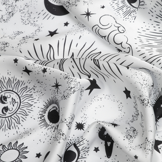 Eclipse White Maxi Bandana