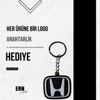 Kişiye Özel Plaka Anahtarlık / Araba Hediyesi / Honda FC5 Anahtarlık