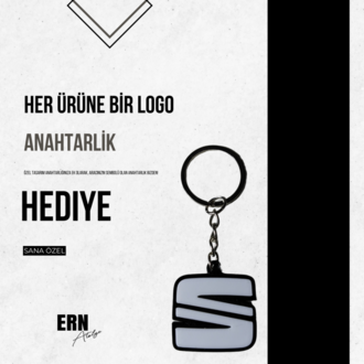 Kişiye Özel Plaka Anahtarlık / Araba Hediyesi / Seat Leon Anahtarlık