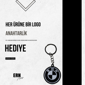 Kişiye Özel Plaka Anahtarlık / Araba Hediyesi / BMW E46 Anahtarlık