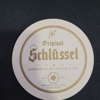 BZK-SCHLUSSEL-ALT1850 Original Schlüssel Altbier Bardak Altlığı – 1850’den Günümüze