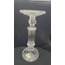 DM102 Sedef Mum Aksesuarı Cam Şamdan Mumluk Şeffaf Renk Orta Boy 30x12.5cm 1 Adet