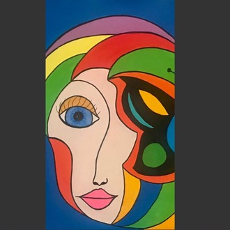 15861910 Ruh Eşleri Tuval Üzerine Akrilik 60x80cm Art İspanya Eser Tablo