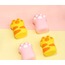 SİL-7172 Giftpoint Kedi PVC ARALIK 2023 Kırtasiye Hediyelik Gift 1 Adet Pembe Silgi