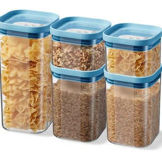 M-SK08-16-02 Seoul Kuru Gıda Saklama Kabı 1800 ML - 12 x 12 x 23 CM