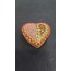 6356566 Mineli Taşlı Mücevher Kutu Kalp Obje 4.5x5 cm Hediyelik Sevgili Aşk 1 Adet