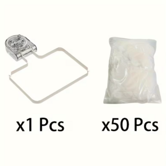 MK255302 1 beyaz filtre + 50 filtre şeridi Güçlü Emişli Mutfak Lavabo Süzgeci