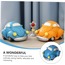 SARIGP-3385 Gift Point Araba Kumbara Hediyelik Polyresin Turuncu Erkek Oyuncak 1 Adet