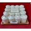 55229 Bar Mum Kısa 3,5x5cm Metalik İnci Renk Kısa Pamuk Fitil Parafin Wax Dumansız 1 Adet