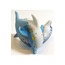 Goebel - Dolphine figurine - Charlotte di Vita - "The Song of the Sea" 2'li Mavi Pors