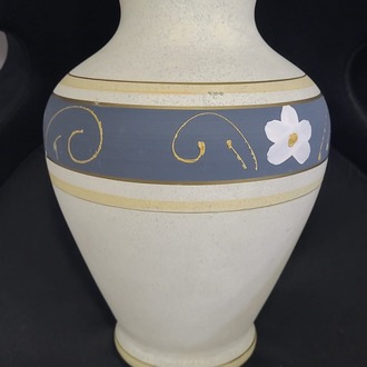 C193418092025 Cam İtalyan El Yapım Vazo Büyük 33cm 1 Adet