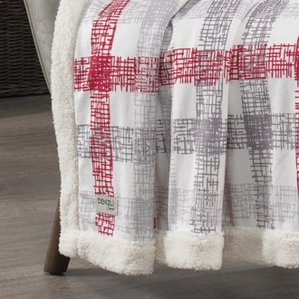 DC20Y30183146_002 Bella Kırmızı Wellsoft Battaniye 170 x 200 Throw / Blanket