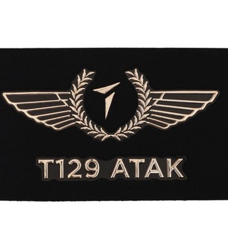 P-00571-STD-STD T129 ATAK İsimlik Peç (Tırtıklı Cırtlı, Cırt Karşılığı Hariç)