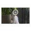 B12931 Dream Catcher Düş Kapanı Tüylü Asmalık 8cm Çap El Yapım Dantel 1 Adet