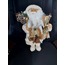 88-0027 Santa Klaus Home Figür Noel Baba Karlı Dağ Kayak 45cm Yılbaşı Dekoratif 1 Adet