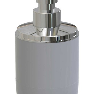 M-SA06-07-P Lima XL Sıvı Sabunluk - Gri & Krom BANYO