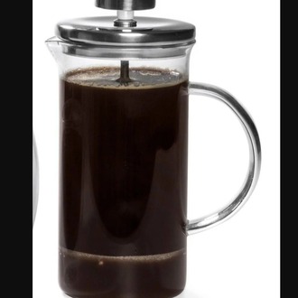 097O6638331 French Press Silver Gümüş Renk 600ml Cam Çay Kahve Demleme Sofra Mutfak Ev Sevgi