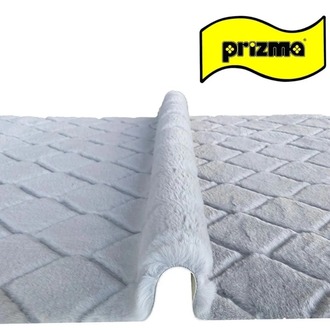 CD009 Comfort Diamond No:2 Ipek Gri 75x110 Stil Home Gri Beyaz Özel Ebat Avantajlı Silinebilir