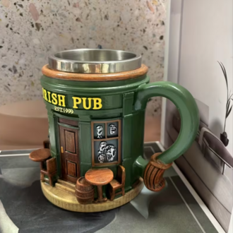 KH9810843 İrlanda pub bardak Yeni Bağımsız İstasyon Yeni İrlanda Barı İç Astarlı