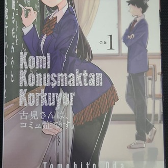 9786257646482 Komi Konuşmaktan Korkuyor Cilt 1 MANGA türkçe çizgi roman kitap