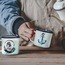 ANE322772201C Çapa Emaye Mug Tekli Çelik Üzeri Emaye Kaplama Kupa 1 Adet