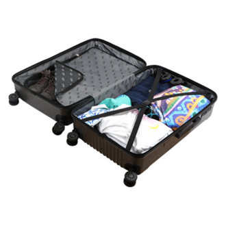 BGD8681126434553 design Ocean Gri Büyük Boy 28" Valiz Moda
