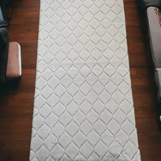 CD009_e2c128 Comfort Diamond No:2 | İpek Gri 75 x 150 cm