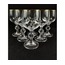 ERD150 Crystalex Claudia Bohemia Crystal 6'lı Kahve Yanı Su Bardağı Kadeh Seti 150 ml