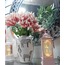 1GJ-4027C Lilyum Pembe Beyaz 76cm Decorative Yapay Gerçekçi 1 Adet
