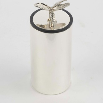 P350.118461 Silver Yusufçuk Detaylı Kürdanlık 10cm Butik Mutfak