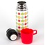 K492571 Excellent Houseware İzole Şişe 350ml Termos Elma Bardaklı Kırmızı 1 Adet