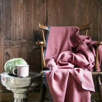 ISS-TIC-111481-570 Maia Koltuk Şalı 170x230cm Fuşya Pike Throw