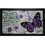 103IF00KB1911 Home İtalyan Format Kapı Paspas 40x68cm Kelebek  Polyemid 1 Adet