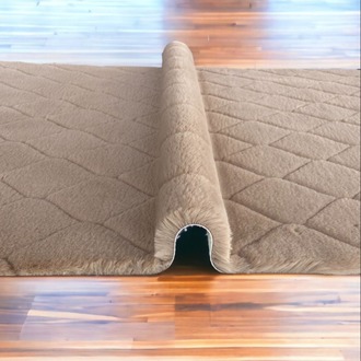 CD0014BANYO_72213 Comfort Diamond No:2 | Kahve 45 x 75 cm Banyo Halı