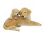 GP-3341 Mey Labrador Köpek Anne Yavru 2'li Oturan Polyresin Dekoratif Obje Biblo 26,7 cm