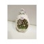 Capodimonte Çiçekli Porselen Dekoratif Biblo 11x5cm, fiyonklu