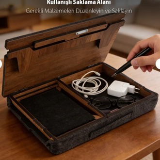 LS056 MİNDERLİ EĞİM AYARLANABİLİR MOUSEPAD LAPTOP SEHPASI çalışma odası