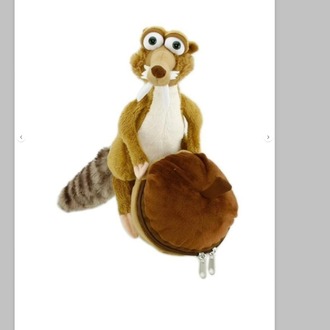  A1753028 Ice Age - Buz Devri Scrat Ve Hediyesi Peluş Oyuncak Çocuk