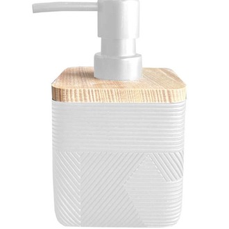 D-21120 Madera Sıvı Sabunluk, Beyaz Banyo