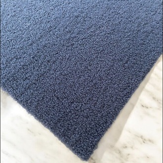 BukleLacivert_46036 Bukle Halı | Lacivert 80 x 150 cm