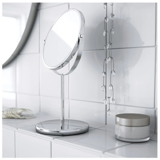 245.244.85 makyaj aynası , paslanmaz çelik, 17 cm banyo aksesuarı ürün