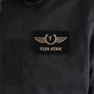 P-00571-STD-STD T129 ATAK İsimlik Peç (Tırtıklı Cırtlı, Cırt Karşılığı Hariç)