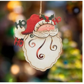 AB0DGNV5JJY El Sanatları İçin Küçük Noel Baba Asılı Süs Ağaç İçin Ev Dekorasyon 1 Adet