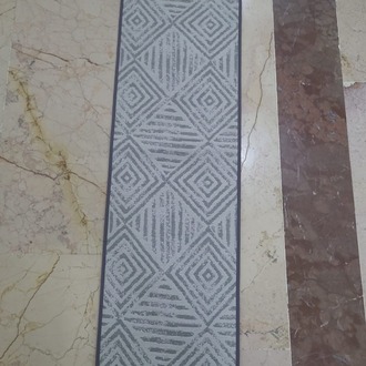 100X28JAKARAGNO1BANYO 100X28CM Jakar Halı | No:1 Açık Gri Banyo Halı
