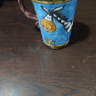 C131307032026 seramik büyük kupa el yapımı 7,5X11CM 1 adet