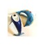 Goebel - Dolphine figurine - Charlotte di Vita - "The Song of the Sea" 2'li Mavi Pors