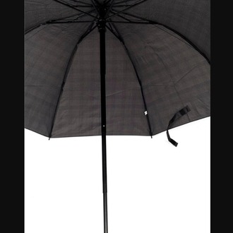 RW-023002  High Quality Umbrealla Siyah Ekose Unisex Şemsiye Manuel Katlamalı Çanta Tip Rüzgar