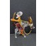 ANASR 10cm Eşeğe Ters Binen Nasreddin Hoca Cam Kumaş Metal El Yapım Zanaat 1 Adet