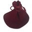 A8816 Bordo Kadife Kese Boy 12x10cm Hıdırellez Takı Altın İçin İpli 1 Adet