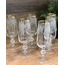 MSBA054 Bohemia Kristal Cam Şampanya Kadeh Desenli Gold Yaldız 17cm 1 Adet